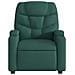 Poltrona Reclinabile In Tessuto Verde Scuro - Foto miniatura 3