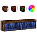 Mobili Porta Tv Con Luci Led 2 Pz Rovere Fumo 60x30x30 Cm - Foto miniatura 2