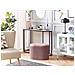 Pouf Contenitore Richland Velluto Rosa - Foto miniatura 1