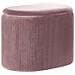 Pouf Contenitore Richland Velluto Rosa - Foto miniatura 9
