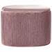 Pouf Contenitore Richland Velluto Rosa - Foto miniatura 10