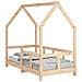Giroletto Per Bambini 70x140 Cm In Legno Massello Di Pino - Foto miniatura 2