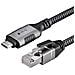 Cavo Usb-c Maschio A Ethernet Rj45 Maschio 1m - Foto miniatura 1