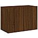 Mobile Tv A Parete Rovere Marrone 60x30x41 Cm - Foto miniatura 2