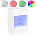 Mobile TV a Parete con Luci LED Bianco 40x30x60,5 cm - Foto miniatura 1