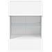 Mobile TV a Parete con Luci LED Bianco 40x30x60,5 cm - Foto miniatura 10