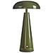 Lampada Da Tavolo Senza Fili A Led Bocono Con Dimmer Metallo Verde - Foto miniatura 2