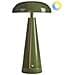 Lampada Da Tavolo Senza Fili A Led Bocono Con Dimmer Metallo Verde - Foto miniatura 3