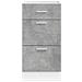 Armadio Inferiore “Lyon” Grigio Cemento 40x46x81,5cm - Foto miniatura 6