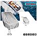 Coprisedile Per Yacht - Tessuto Oxford Impermeabile Silver - Foto miniatura 3