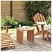 Tavolo Laterale da Giardino 45x42.5x45 cm Legno Massello di Teak - Foto miniatura 2