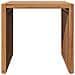 Tavolo Laterale da Giardino 45x42.5x45 cm Legno Massello di Teak - Foto miniatura 5