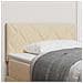 Testata letto design blocchi di diamante panna 100 cm in tessuto - Foto miniatura 2