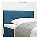 Testiera  Imbottita con Bottoni Blu Scuro 90 cm in Velluto - Foto miniatura 2