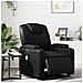 Poltrona Massaggiante Reclinabile Elettrica Nera in Similpelle - Foto miniatura 2