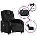 Poltrona Massaggiante Reclinabile Elettrica Nera in Similpelle - Foto miniatura 6
