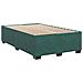 Giroletto a Molle con Materasso Verde Scuro 120x190 cm Velluto - Foto miniatura 7