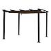 Pergola Autoportante 3 × 3m Cassis Taupe - Struttura In Alluminio - Foto miniatura 1