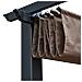 Pergola Autoportante 3 × 3m Cassis Taupe - Struttura In Alluminio - Foto miniatura 4