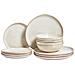 Set Di 12 Stoviglie Hops Gres Porcellanato Beige Chiaro - Foto miniatura 2