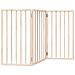 Cancello per Cani Pieghevole 3 Pannelli 150 cm Legno di Pioppo - Foto miniatura 1