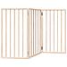 Cancello per Cani Pieghevole 3 Pannelli 150 cm Legno di Pioppo - Foto miniatura 6