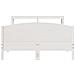 Letto senza Materasso Bianco 120x200 cm Legno Massello di Pino - Foto miniatura 4