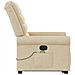 Poltrona Alzapersona Massaggiante Elettrica Crema in Tessuto - Foto miniatura 6