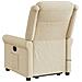 Poltrona Alzapersona Massaggiante Elettrica Crema in Tessuto - Foto miniatura 7