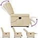Poltrona Alzapersona Massaggiante Elettrica Crema in Tessuto - Foto miniatura 8