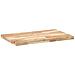 Piano Scrivania Non Trattato 60x50x4cm Legno Massello di Acacia - Foto miniatura 7