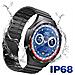 Smartwatch Bluetooth 5.3 Impermeabile Ip68 Con Monitoraggio Della Salute, Nero - Foto miniatura 5