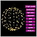 Palla con 192 LED 2 pcs Bianco caldo 40 cm Metallo - Foto miniatura 7