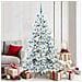 Albero di Natale Artificiale con Rami Pieghevoli Bianco 180 cm - Foto miniatura 2