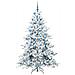 Albero di Natale Artificiale con Rami Pieghevoli Bianco 180 cm - Foto miniatura 4
