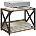 Supporto per Stampante Rovere artigianale 44 x 26 x 31.5 cm - Foto miniatura 3