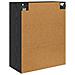 Mobile a muro 2 pcs Rovere Nero 69,5 x 34 x 90 cm - Foto miniatura 9