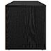Mobile TV Rovere Nero 100 x 31,5 x 35 cm Legno multistrato - Foto miniatura 7