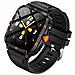 Smartwatch Multifunzionale Compatibile Con L'app Hry Fine - Schermo Quadrato Da 2.01"", Monitoraggio Della Salute E Chiamata Bluetooth Black&gold - Foto miniatura 3
