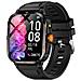 Smartwatch Multifunzionale Compatibile Con L'app Hry Fine - Schermo Quadrato Da 2.01"", Monitoraggio Della Salute E Chiamata Bluetooth Black&gold - Foto miniatura 4
