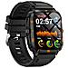Smartwatch Multifunzionale Compatibile Con L'app Hry Fine - Schermo Quadrato Da 2.01"", Monitoraggio Della Salute E Chiamata Bluetooth Black&gold - Foto miniatura 5