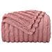Coperte da Pile 6 pcs Rosa 200 x 150 cm Panno - Foto miniatura 5