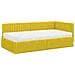 Struttura Letto Angolare con Materasso 2 pcs Giallo Velluto - Foto miniatura 4