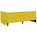 Struttura Letto Angolare con Materasso 2 pcs Giallo Velluto - Foto miniatura 9