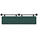 Testata appesa Verde Scuro 190 x 55 x 5 cm Tessuto - Foto miniatura 5