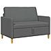 Divano con Storage Grigio Scuro 122 x 78 x 87 cm Poliestere - Foto miniatura 1