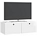 Mobile Porta TV da Muro 98 x 41 x 30 cm Bianco Lucido - Foto miniatura 2