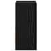 Comodino Rovere Nero 25,5 x 22 x 49,5 cm Legno multistrato - Foto miniatura 7