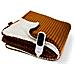 Koomy Coperta elettrica 140 W Marrone, Bianco Tessuto felpato - Foto miniatura 1