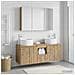 Set di Armadi da Bagno 4 pcs Rovere Artigianale - Foto miniatura 2